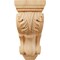 Ekena Millwork 4 1/2"W x 5"D x 10"H Medium Traditional Acanthus Corbel, Red Oak CORW04X05X10TARO - alternate 4
